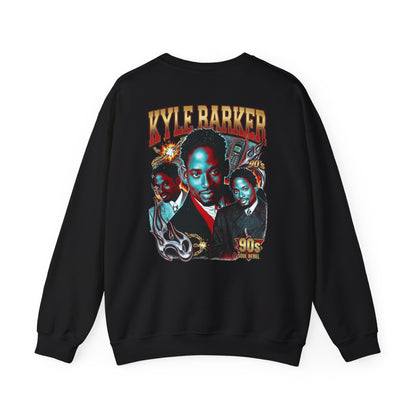 Crewneck Sweatshirt — 'Kyle Barker 90s' Vintage TV Sitcom Tribute Graphic