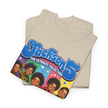 Jackson 5 Retro Graphic Tee — 'The Ultimate Collection' Vintage Band T-Shirt