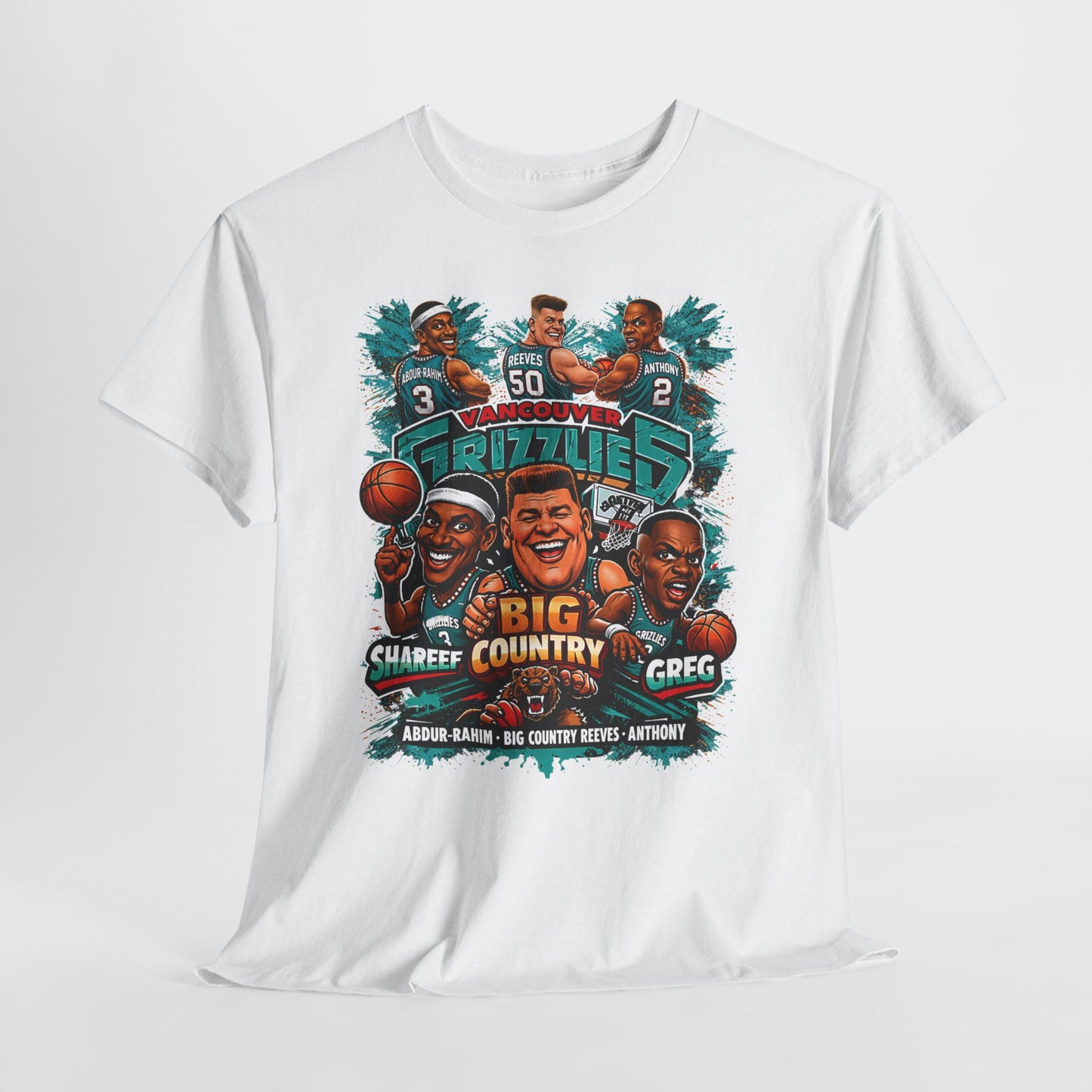 Grizzlies Big Country Basketball Tee
