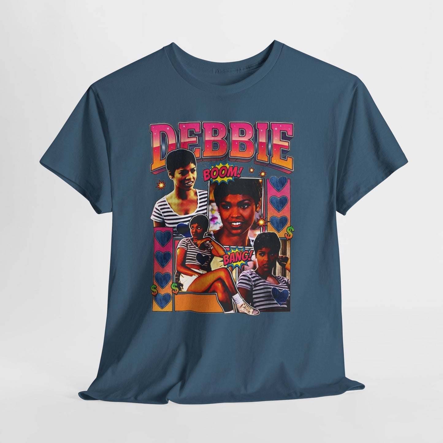 Debbie Retro Collage Tee — 90s Vintage Photo Graphic T-Shirt