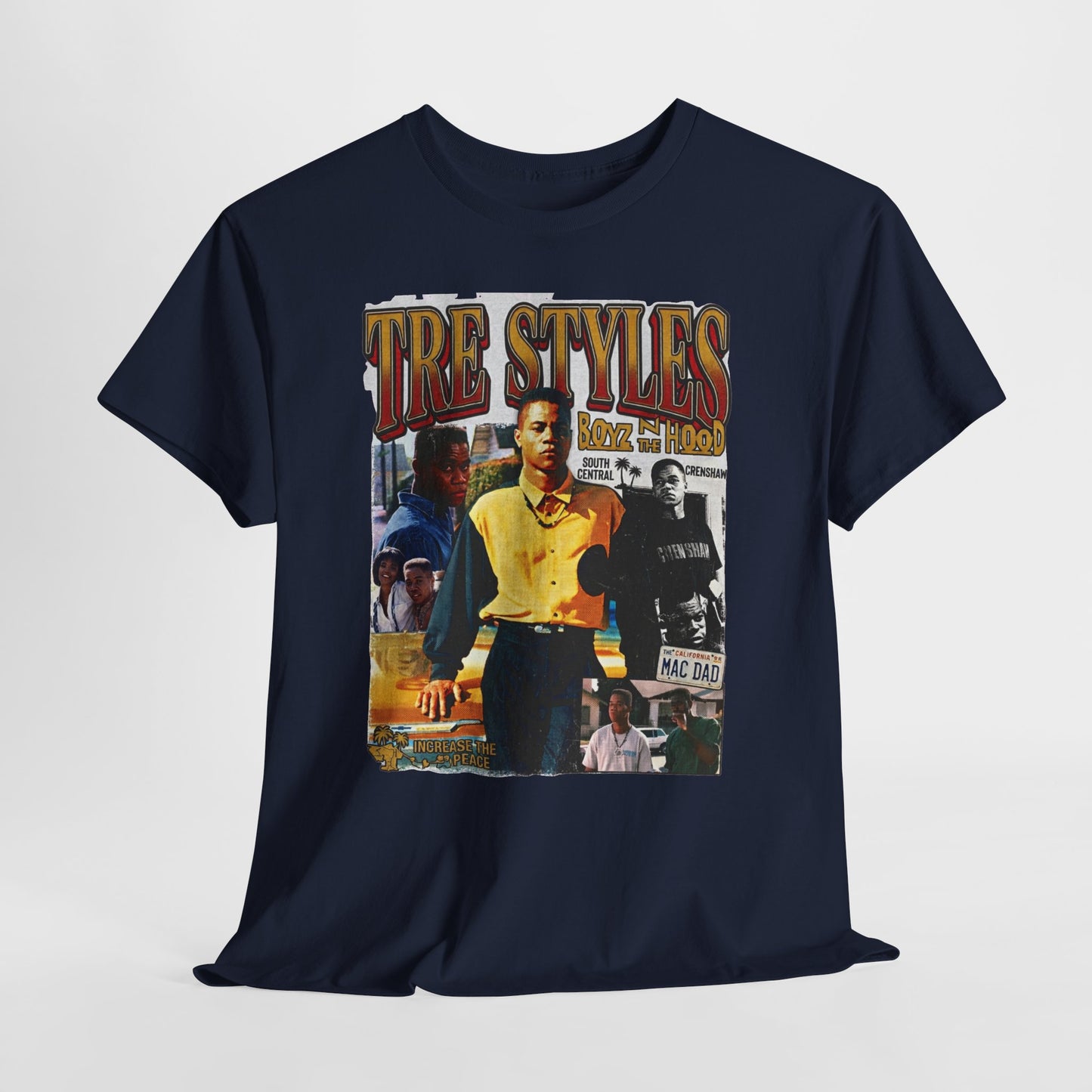 Tre Styles Graphic Tee — Vintage Collage T‑Shirt
