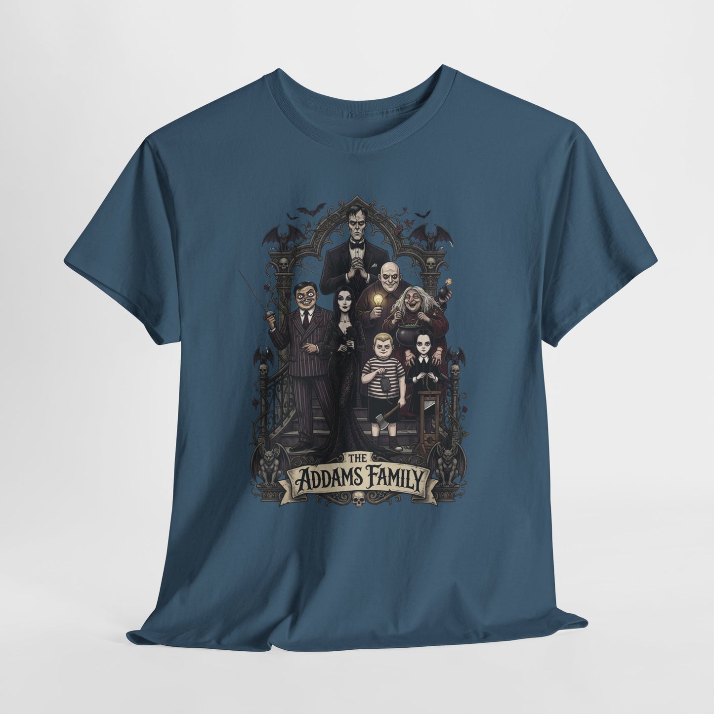 Addams Family Graphic Tee - Vintage Gothic Movie T-Shirt