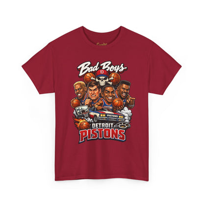 Detroit Pistons "Bad Boys" T-Shirt — Vintage Basketball Team Tee