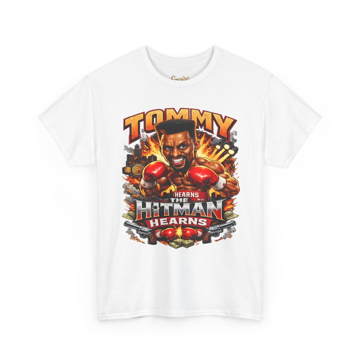 Tommy Hearns Boxing T-Shirt — Hitman Hearns Vintage Fight Graphic Tee