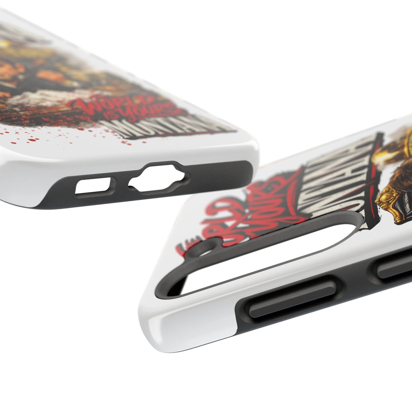 Tony Montana "The World Is Yours" Vintage Caricature Tough Phone Case