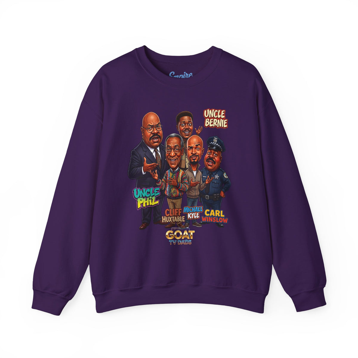 Cartoon Vintage GOAT TV Dad Crewneck Sweatshirt