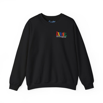 Khadijah James Vintage TV Tribute—Living Single Retro Graphic Crewneck Sweatshirt
