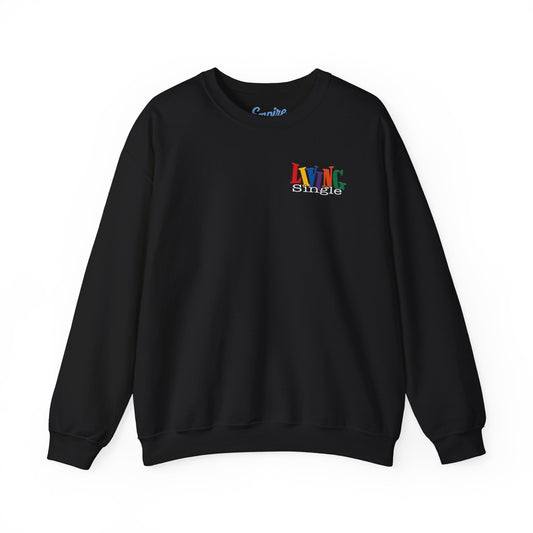 Khadijah James Vintage TV Tribute—Living Single Retro Graphic Crewneck Sweatshirt
