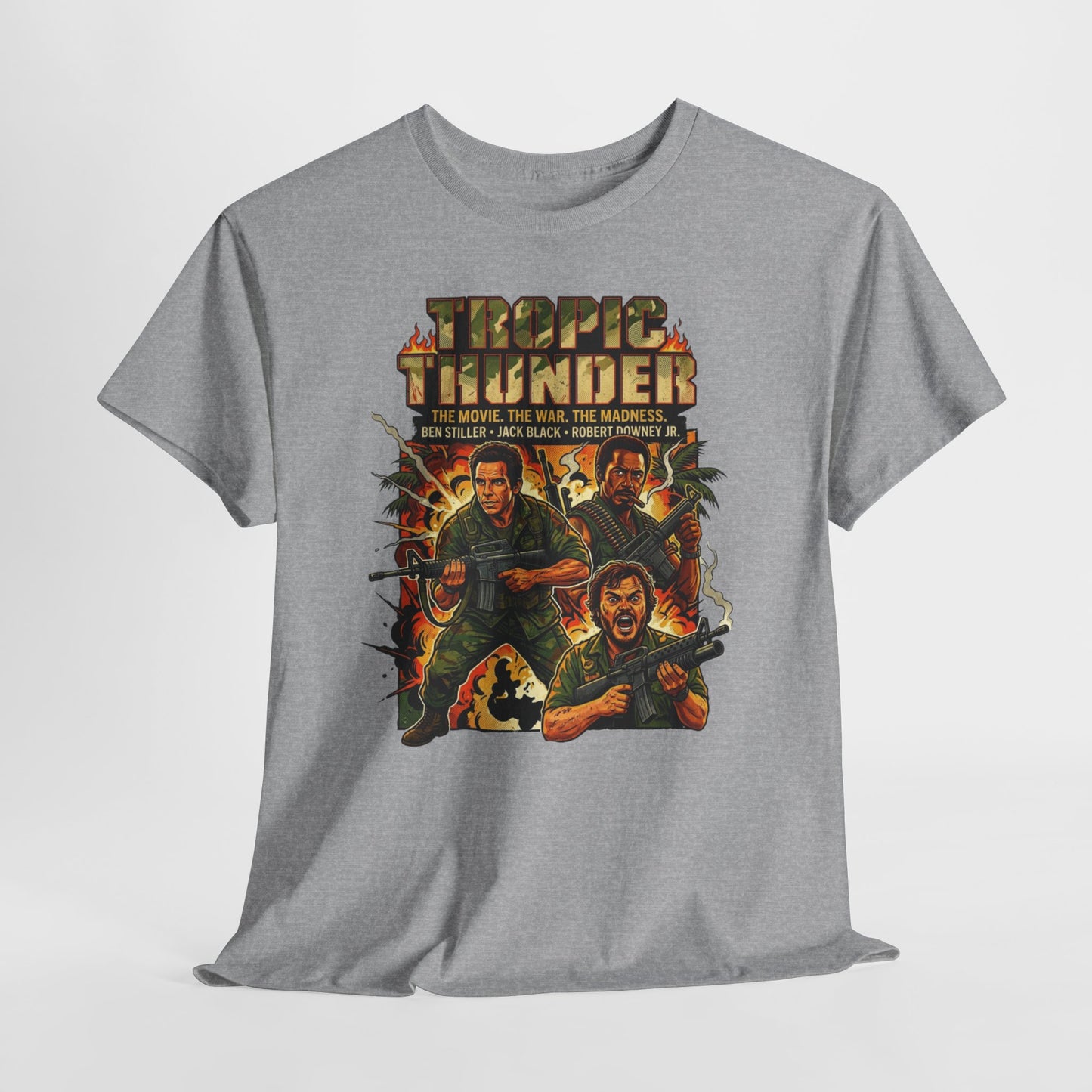 'Tropic Thunder' Action Movie Poster Tee