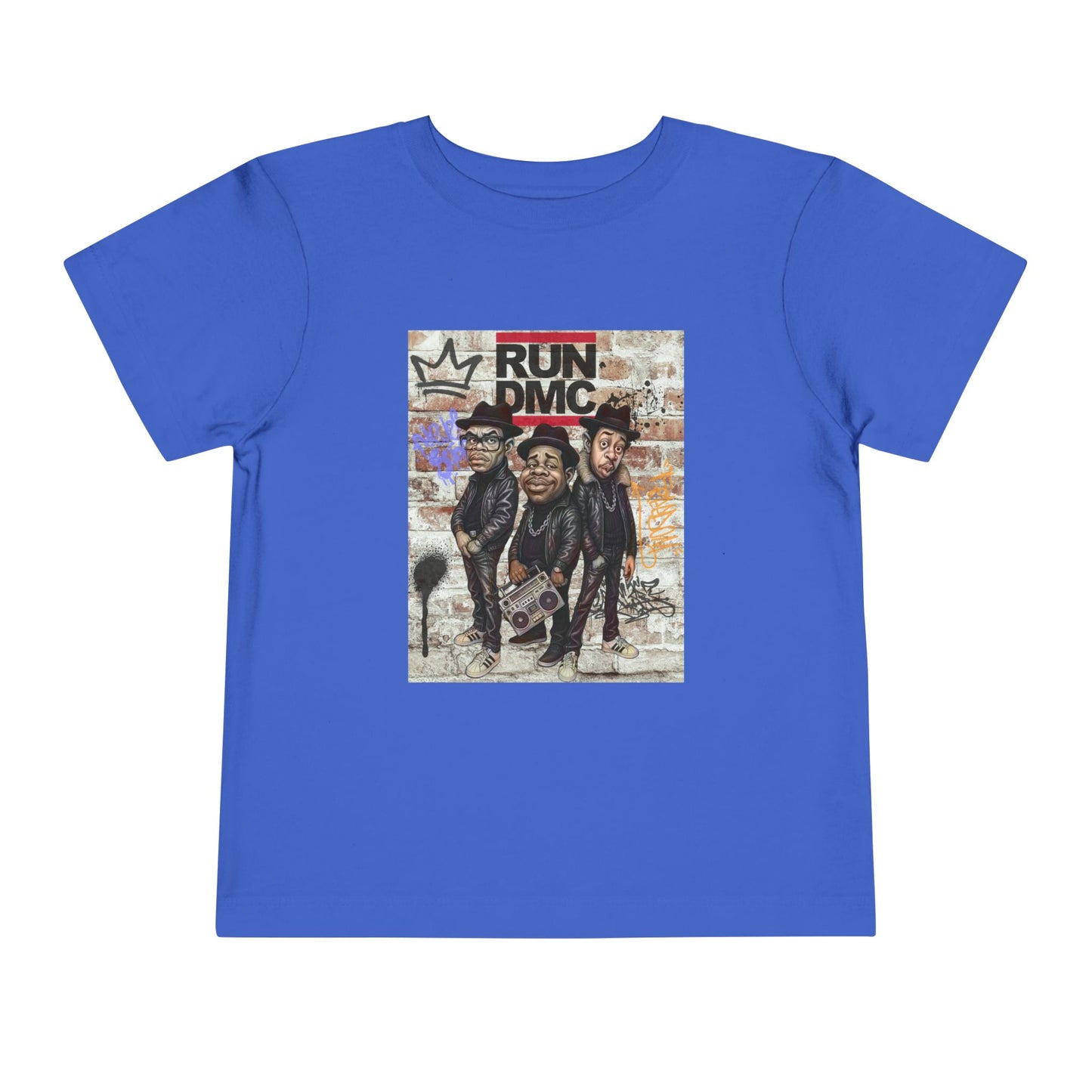 Toddler Short Sleeve Tee with Iconic Design, Hip-Hop Kids Shirt, Music Lover Gift, Birthday Outfit, Cool Toddler Apparel