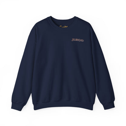 Bishop "Juice" Crewneck Sweatshirt — 'I Am Crazy But You Know What Else I Don’t Give a F**k' Graphic