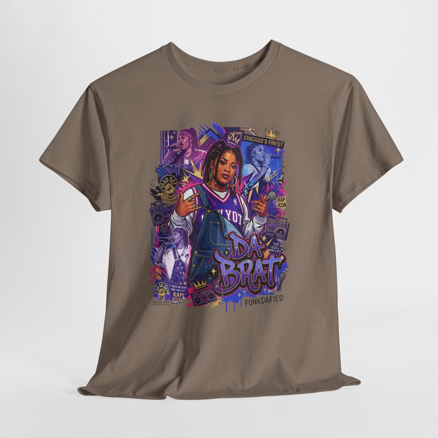Da Brat 'You the Goat' Graphic Tee — Retro Hip-Hop Portrait Shirt