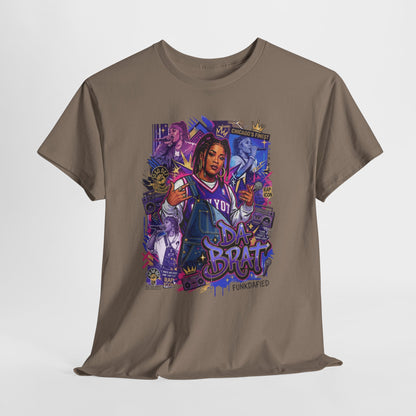 Da Brat 'You the Goat' Graphic Tee — Retro Hip-Hop Portrait Shirt