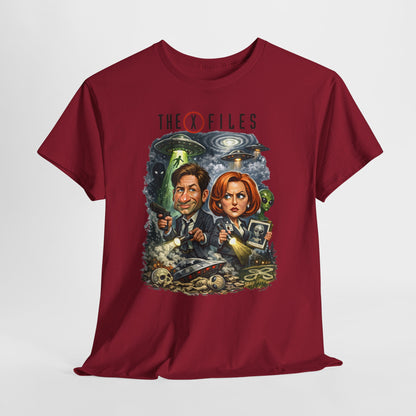 Sci‑Fi Detective Tee — The X Files Artwork Graphic T‑Shirt