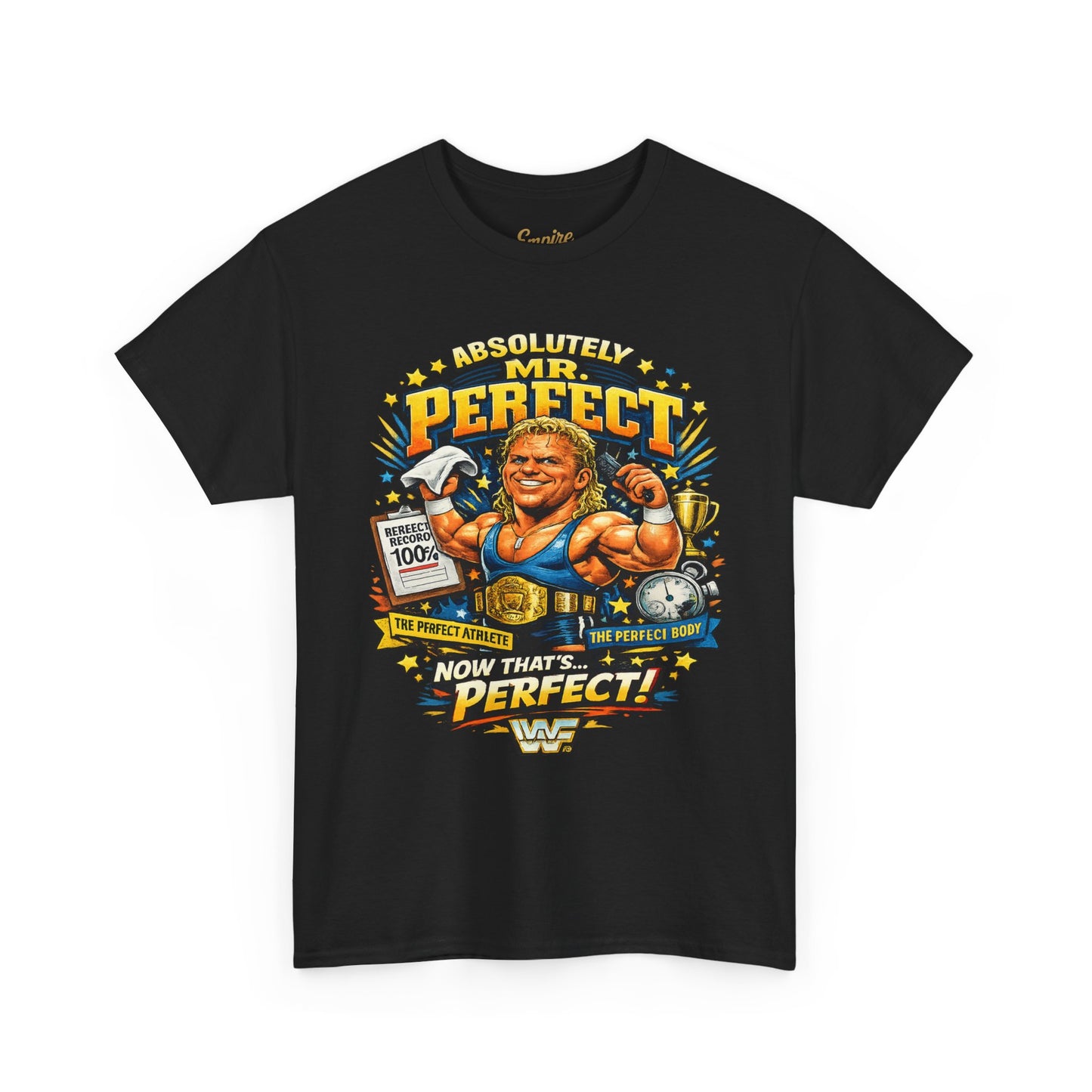 Retro Wrestling 'Mr. Perfect' Graphic Tee — Vintage WWF Wrestling Shirt