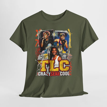 TLC 'Crazy Sexy Cool' Graphic Tee - Retro 90s R&B Band Shirt