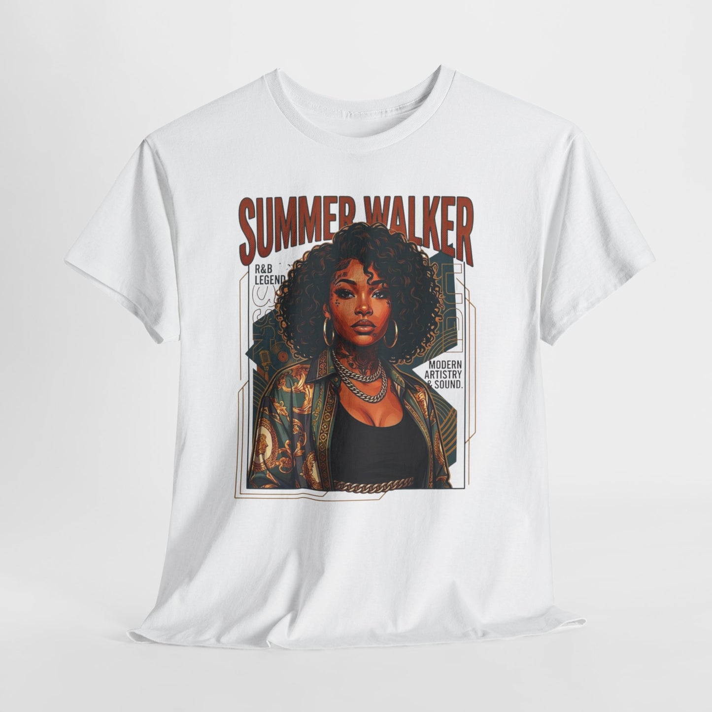 Retro Portrait Graphic Tee — "Summer Walker" Music Inspired Shirt