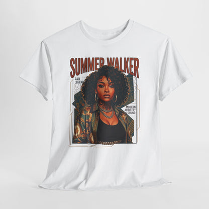 Retro Portrait Graphic Tee — "Summer Walker" Music Inspired Shirt