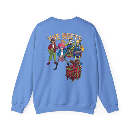 Crewneck Sweatshirt — The Beets Band Graphic (Back & Chest Logo)