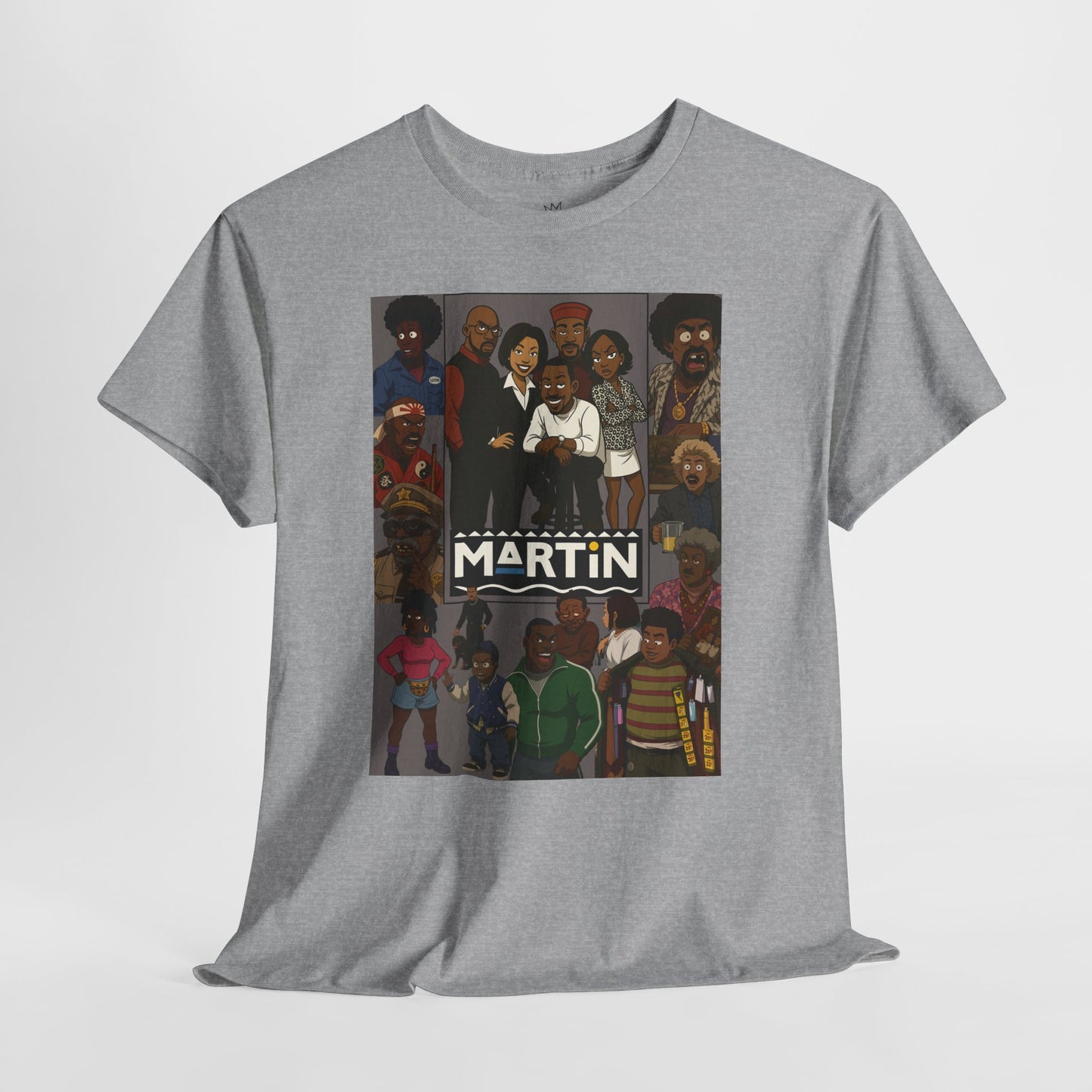 Vintage Martin T-Shirt - Unisex Heavy Cotton Tee for Nostalgic Fans