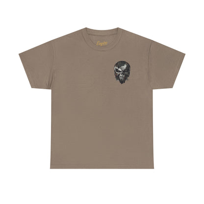 Punisher Graphic Tee — Skull Logo Front & The Punisher Portrait Back
