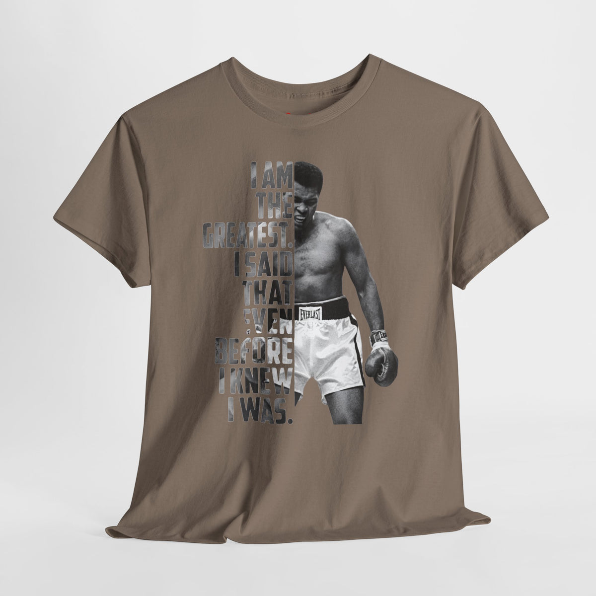 Boxing Champion Quote Tee — "I Am The Greatest" Graphic T‑Shirt
