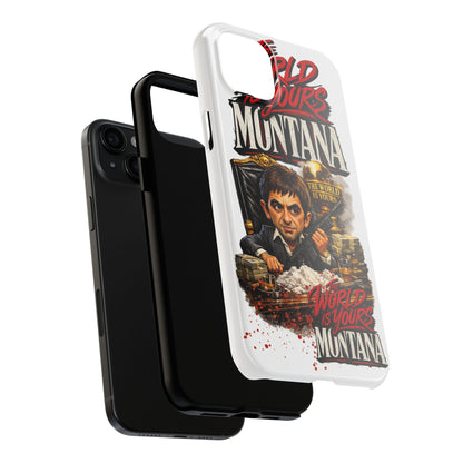 Tony Montana "The World Is Yours" Vintage Caricature Tough Phone Case