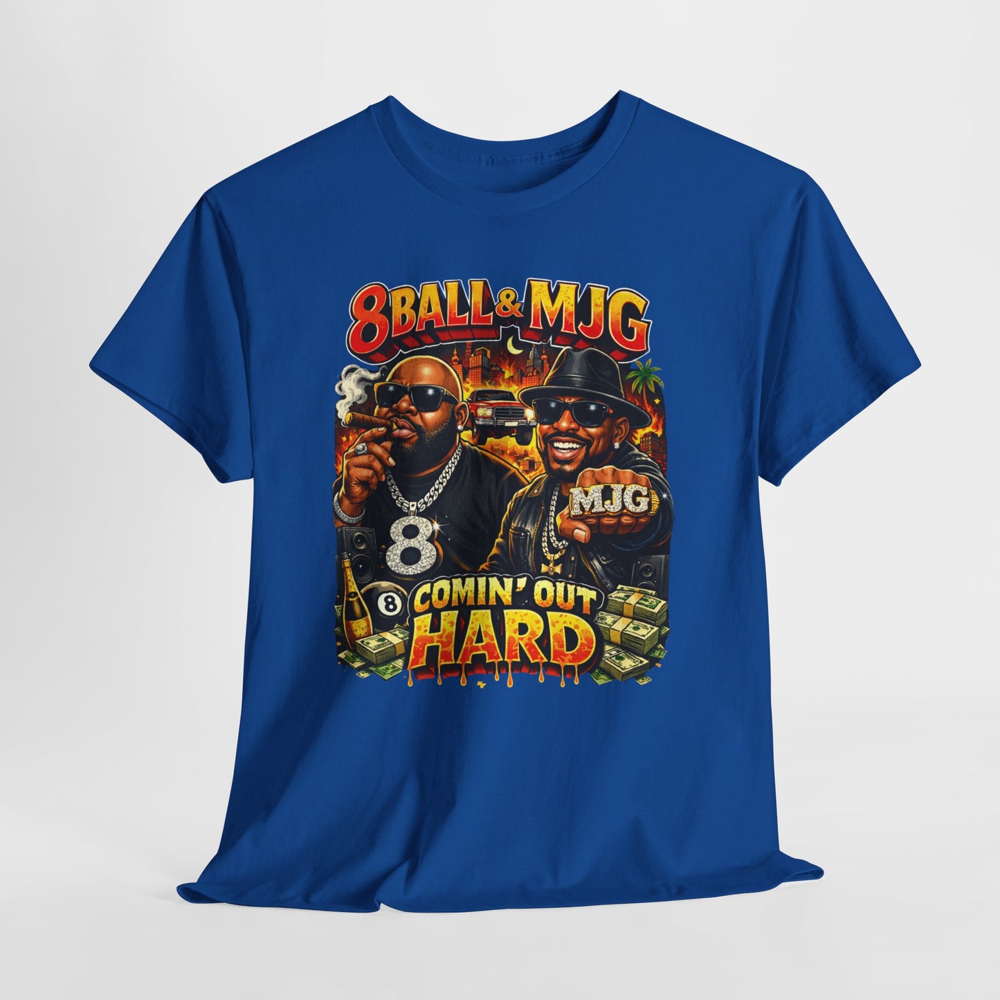 8Ball & MJG 'Comin' Out Hard' Vintage Hip-Hop Graphic Tee