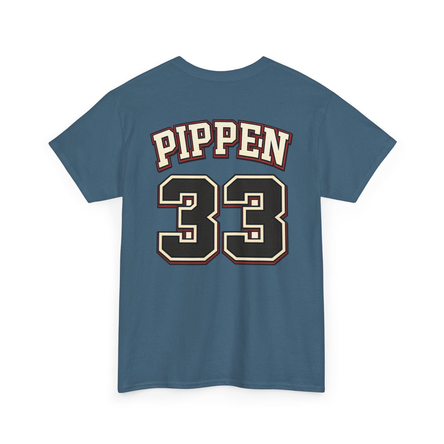 Pippen #33 Basketball Tee — Retro Chicago Bulls Scott Pippen Jersey Shirt