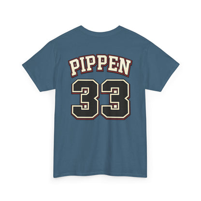 Pippen #33 Basketball Tee — Retro Chicago Bulls Scott Pippen Jersey Shirt