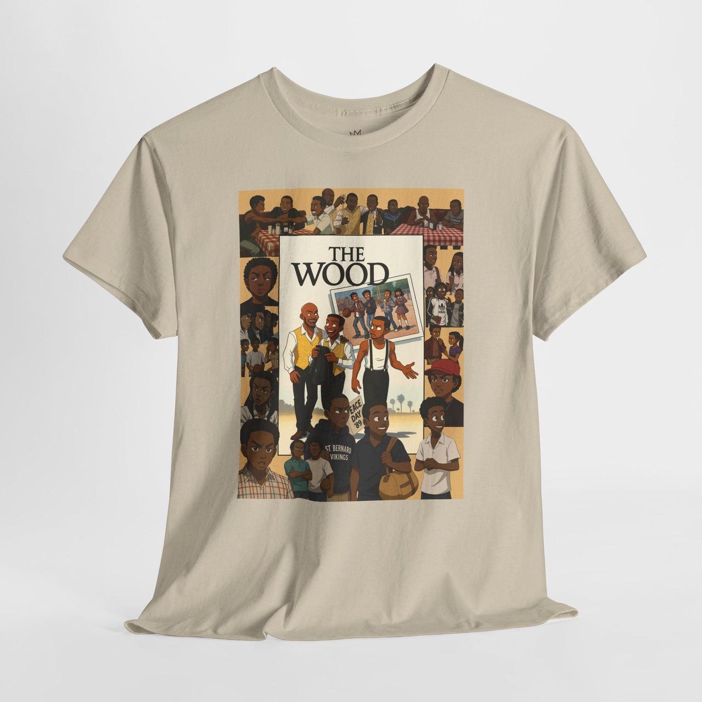 Retro 'The Wood' Graphic Shirt - Perfect for Casual Wear or Events