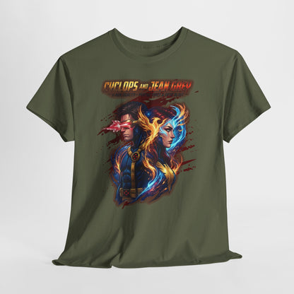Sci‑Fi Phoenix & Cyborg Graphic Tee — 'You Are Not Alone' Retro Futuristic T‑Shirt