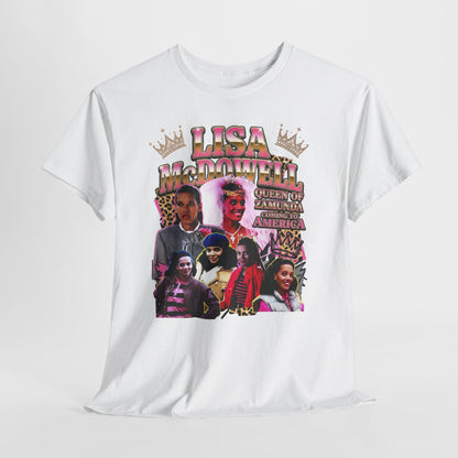 Lisa McDowell ‘90s Nostalgia Collage Tee — Coming To America Graphic Shirt