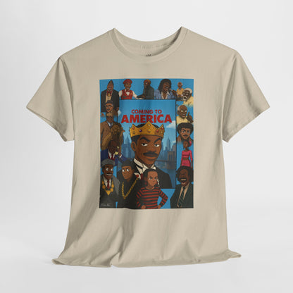 Unisex Heavy Cotton Tee - "Coming to America" Movie Tribute Shirt