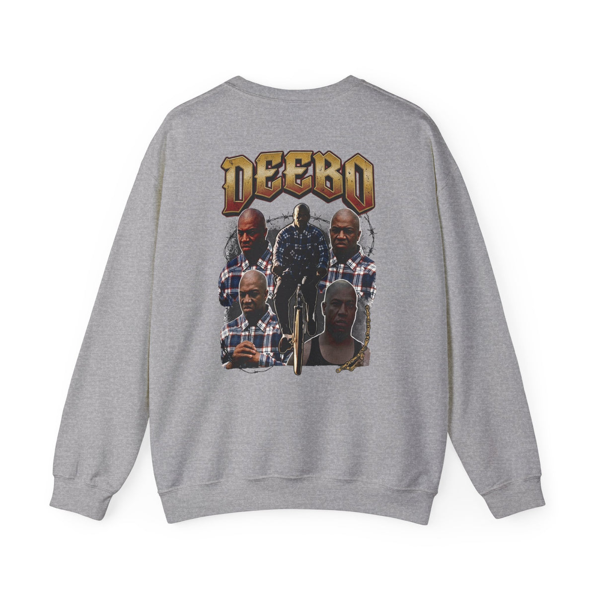 Deebo Graphic Crewneck Sweatshirt — Retro Streetwear Tribute