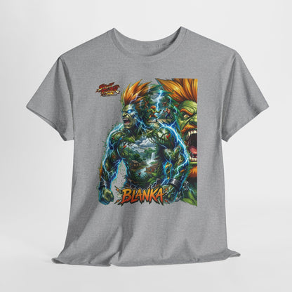 Blanka Lightning Warrior Tee — Retro Fighting Game Graphic T-Shirt
