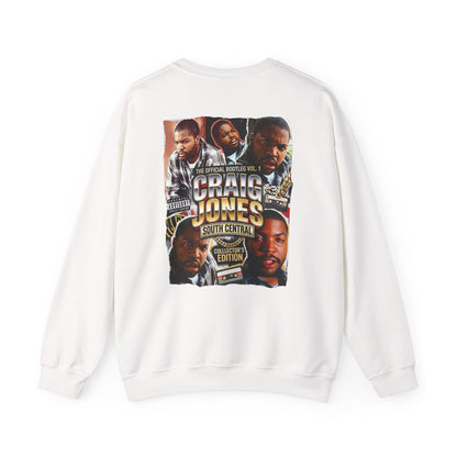 Craig Jones South Central Crewneck Sweatshirt — Retro Hip Hop Graphic Pullover