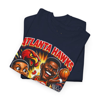 Atlanta Hawks 'Spud & Nique' Graphic Tee — Retro Basketball Fans Shirt
