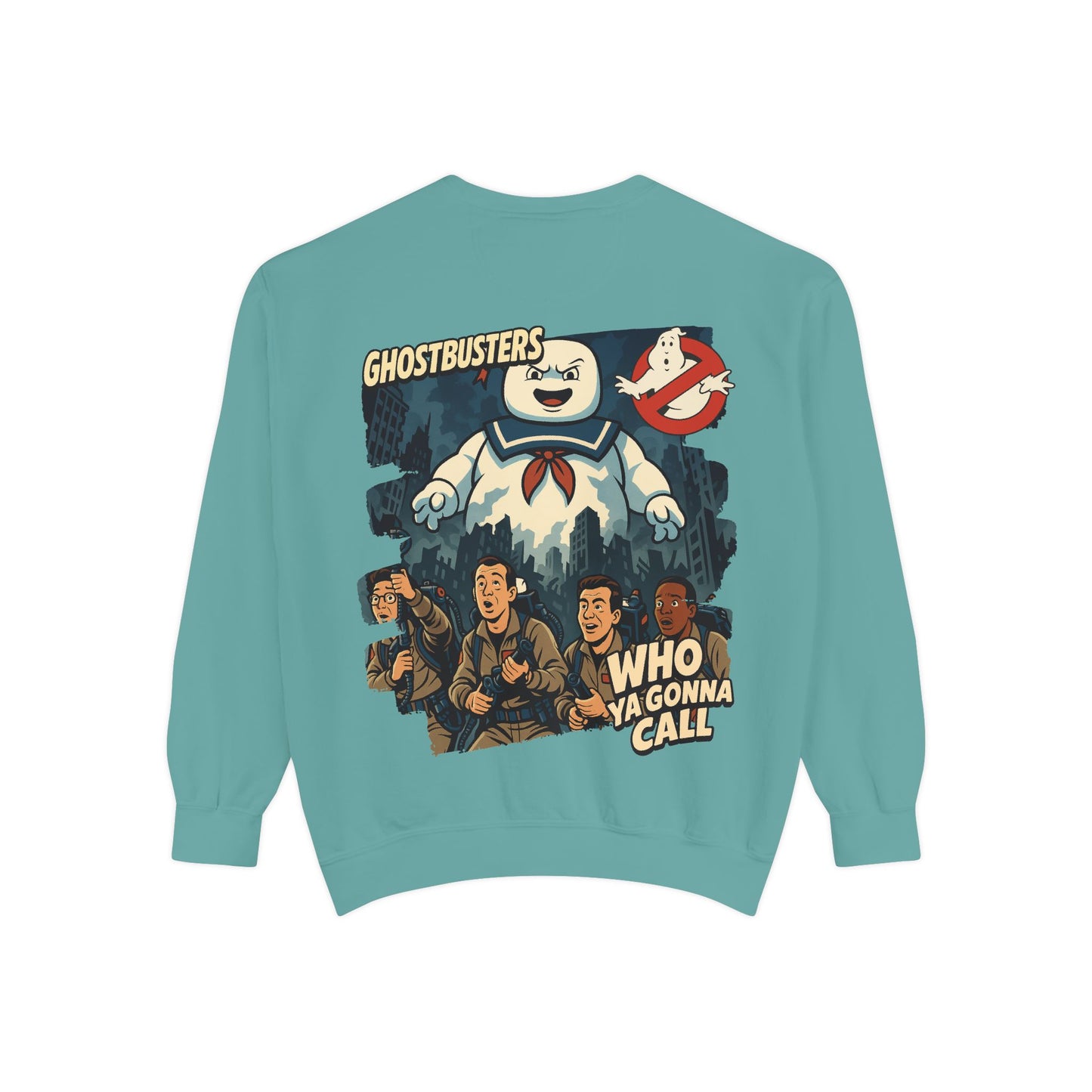 Ghostbusters Sweatshirt — Who Ya Gonna Call Vintage Graphic Crewneck