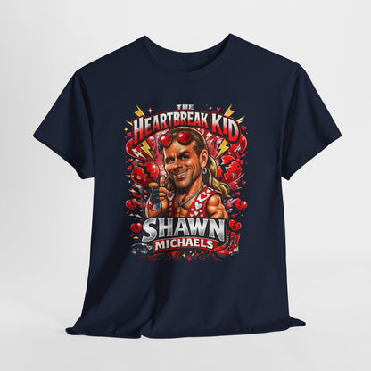 Shawn Michaels "Heartbreak Kid" Graphic Tee - Retro Wrestling Fan Shirt