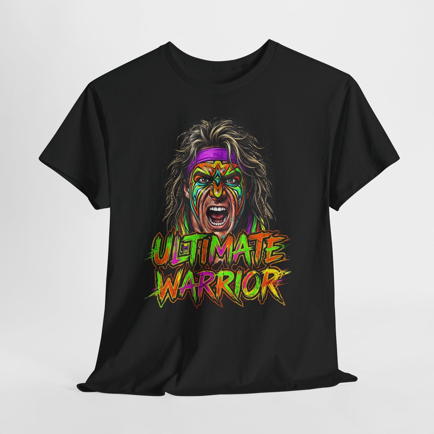 Ultimate Warrior T-Shirt — Retro Wrestling Face Paint Tee