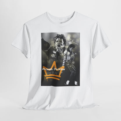 Michael Jackson Graphic Unisex Heavy Cotton Tee - Vintage Style Music Apparel