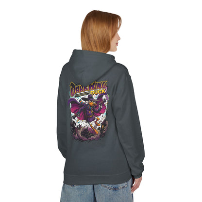 Retro Darkwing Duck Graphic Hoodie | 90s Cartoon Nostalgia