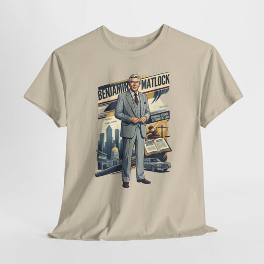 Benjamin Matlock Vintage Lawyer T-Shirt — Retro TV Attorney Tee
