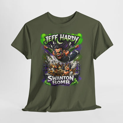 "Swanton Bomb" Graphic Tee — Pro Wrestler Vintage-Style Wrestling Shirt
