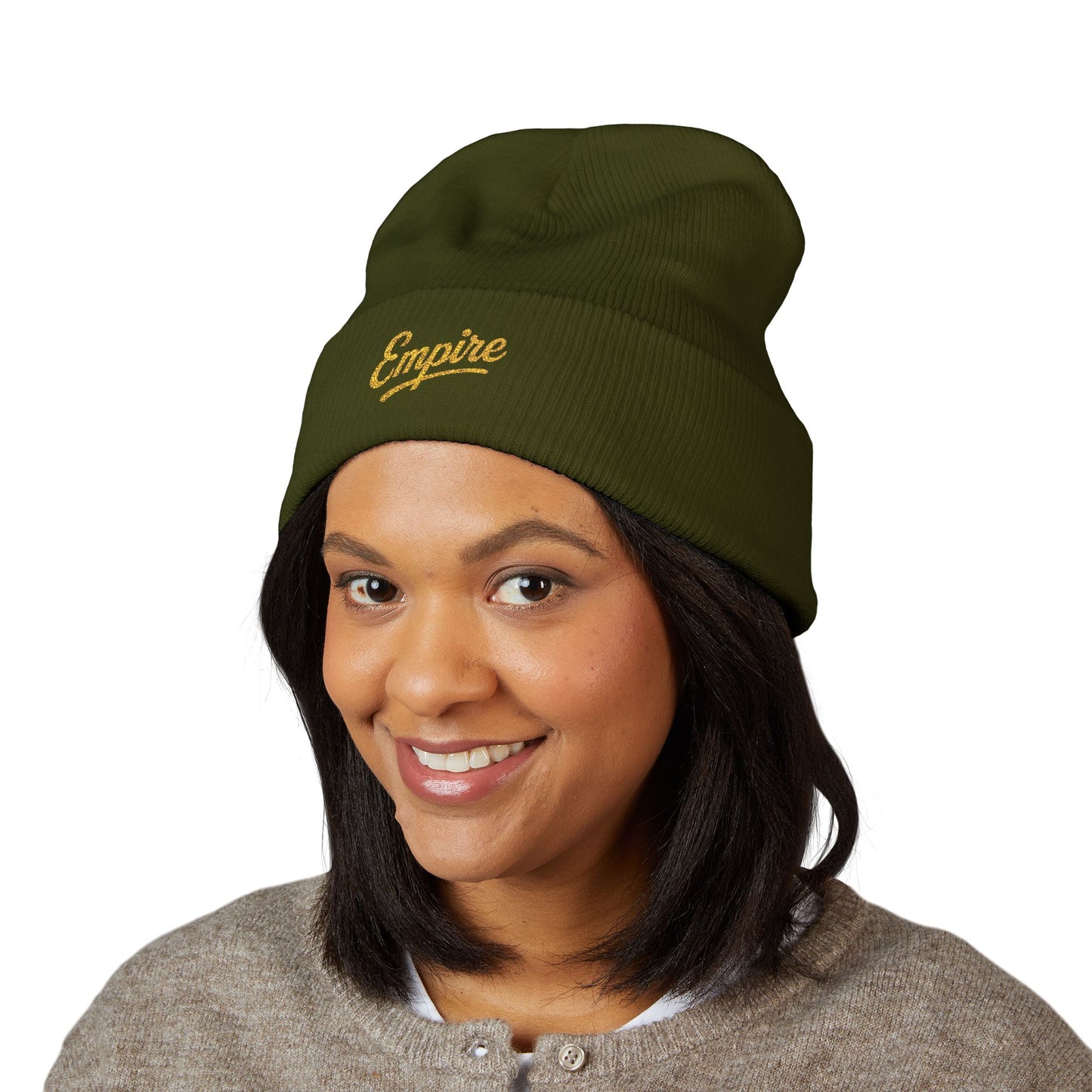 Embroidered Classic Cuffed Beanie