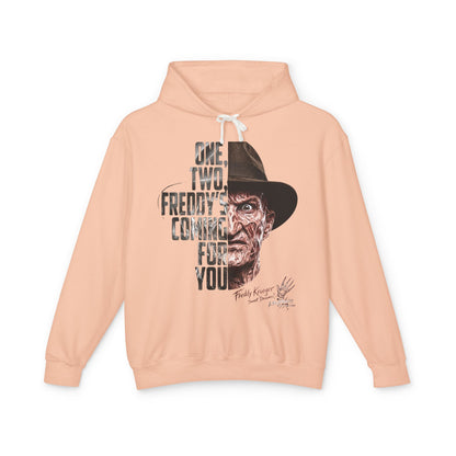 One, Two, Freddy’s Coming for You Horror Hoodie