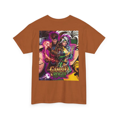 Gambit & Rogue Comic Art T‑Shirt