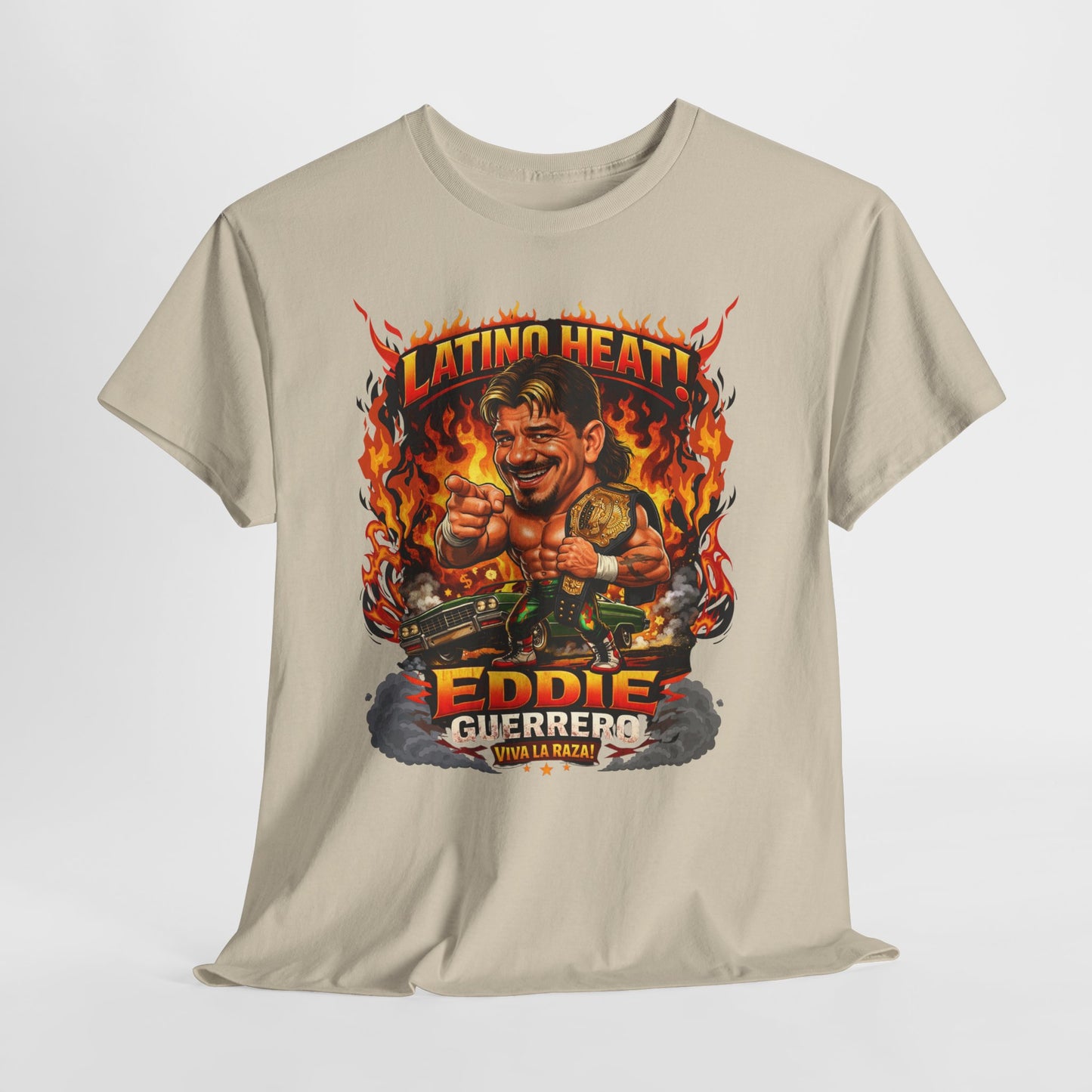 Eddie Guerrero 'Latino Heat' Graphic Tee - Wrestling Tribute Shirt