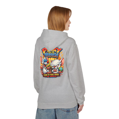 Pinky and the Brain "Time to Take Over the World" Midweight Softstyle Fleece Hoodie